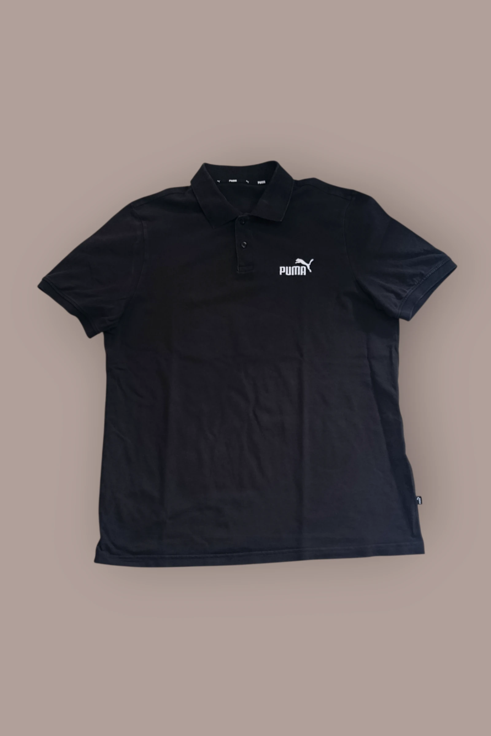 | Polo Puma Hombre | Color Negro | Manga Corta | Casual Deportivo | Talla L |